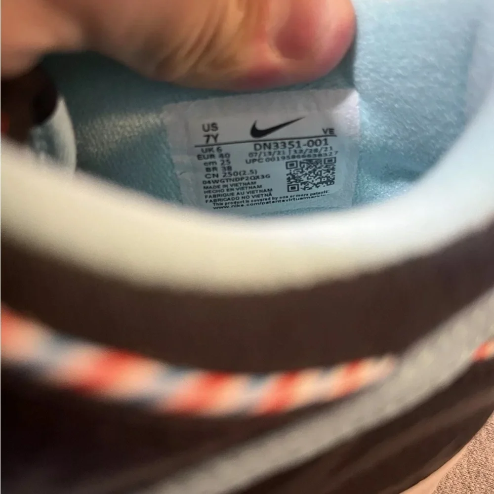 Nike Dunk Low Retro SE (GS) Barber Shop Black Shoe Size 7Y/Women 8.5 DN3351-001 - Picture 10 of 11